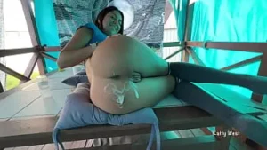 Fucked A Xxxmovied Cutie In A Street Gazebo
